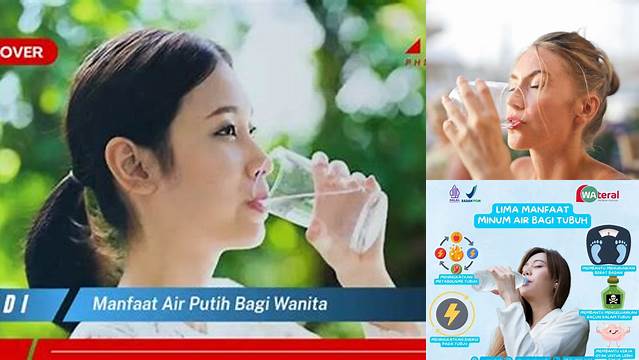 Temukan 10 Manfaat Air Putih Bagi Wanita, Jarang Diketahui!