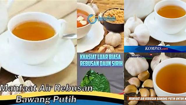 Ungkap 7 Manfaat Air Rebusan Bawang Putih yang Jarang Diketahui