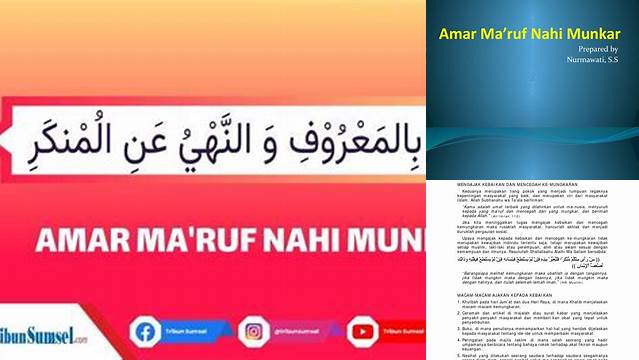 Temukan Manfaat Amar Ma'ruf Nahi Munkar: Rahasia yang Jarang Diketahui