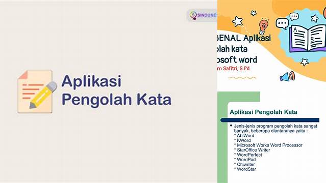 Temukan Rahasia Aplikasi Pengolah Kata yang Jarang Diketahui