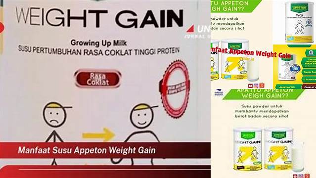 Temukan Manfaat Appeton Weight Gain yang Perlu Anda Ketahui