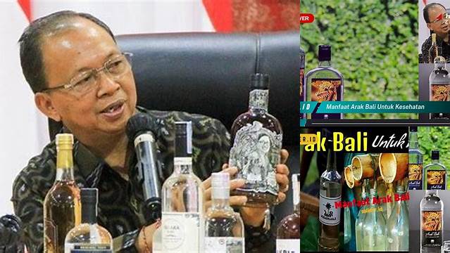 Manfaat Arak Bali yang Perlu Anda Tahu