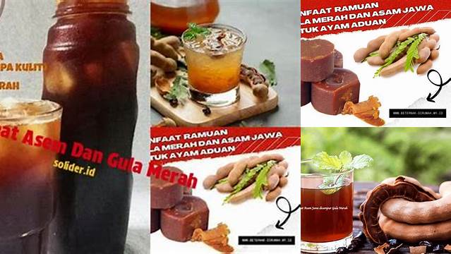 Temukan Manfaat Asem dan Gula Merah yang Jarang Diketahui