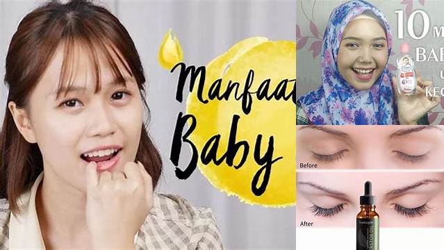 Temukan 7 Manfaat Baby Oil untuk Bulu Mata yang Jarang Diketahui