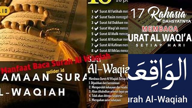 Temukan 9 Manfaat Baca Surah Al-Waqiah yang Jarang Diketahui