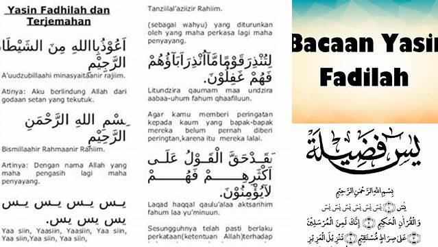 Temukan Segudang Manfaat Baca Yasin Fadilah yang Jarang Diketahui