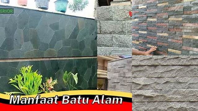 Temukan Beragam Manfaat Batu Alam yang Jarang Diketahui