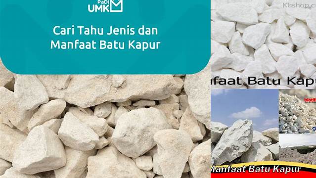 Temukan 9 Manfaat Batu Kapur yang Jarang Diketahui!