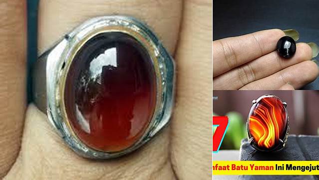 10 Manfaat Batu Yaman yang Jarang Diketahui dan Wajib Anda Tahu