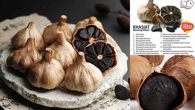 Manfaat Jarang Diketahui dari Bawang Hitam Tunggal, Wajib Tahu!