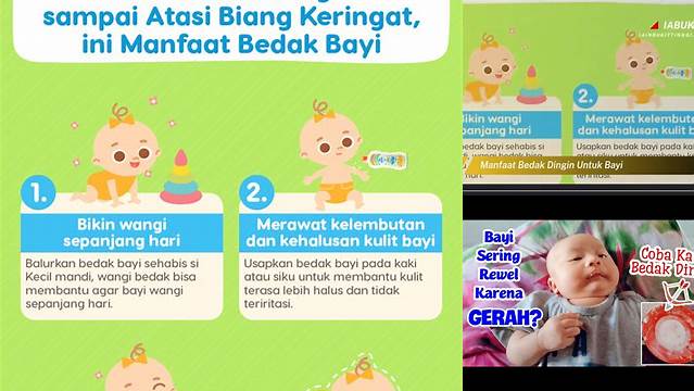 Temukan Manfaat Bedak Dingin untuk Bayi yang Jarang Diketahui!