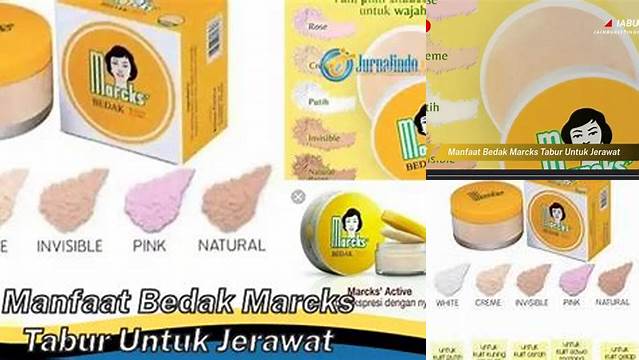 Temukan Manfaat Bedak Marcks Tabur untuk Jerawat yang Jarang Diketahui