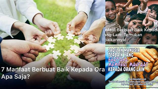 Buka Manfaat Berbuat Baik Kepada Orang Lain: Penemuan dan Wawasan Baru yang Harus Anda Ketahui