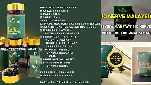 5 Khasiat Bio Nerve yang Jarang Diketahui, Yuk Disimak!