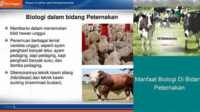 Menyingkap Rahasia Manfaat Biologi di Bidang Peternakan yang Wajib Diketahui