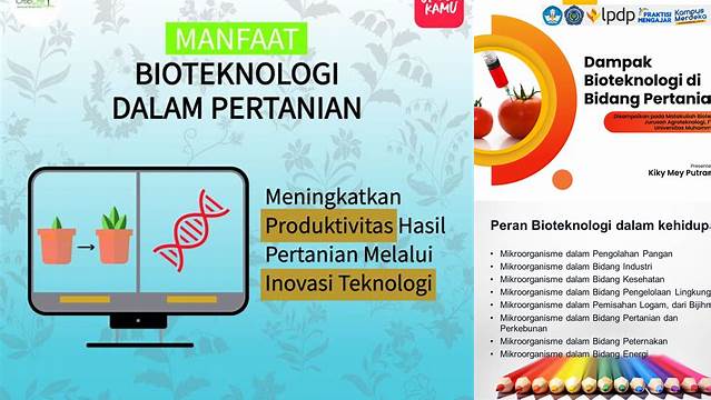 Temukan Manfaat Bioteknologi yang Jarang Diketahui di Bidang Pertanian