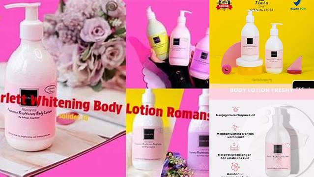 Temukan Berbagai Manfaat Body Lotion Scarlett Romansa yang Jarang Diketahui