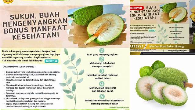 Manfaat Buah Sukun Goreng yang Jarang Diketahui, Wajib Tahu!