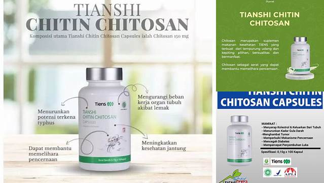 7 Manfaat Chitosan Tiens yang Jarang Diketahui