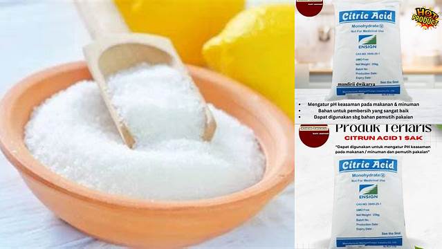 Temukan Manfaat Asam Sitrat untuk Pakaian yang Jarang Diketahui