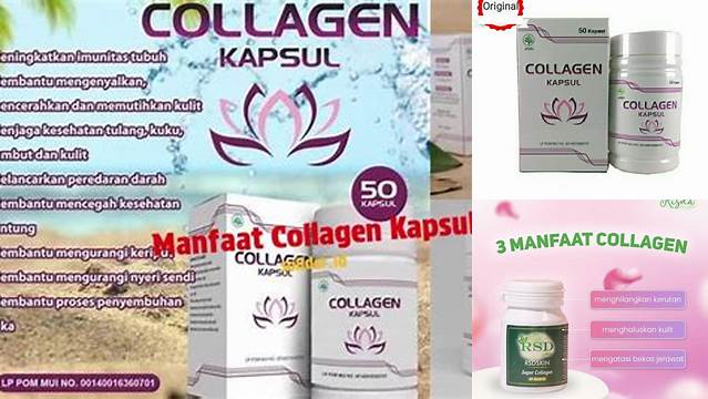 Manfaat Collagen Kapsul Yang Jarang Diketahui, Wajib Tahu!