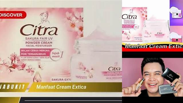 10 Rahasia Manfaat Cream Extica yang Jarang Diketahui