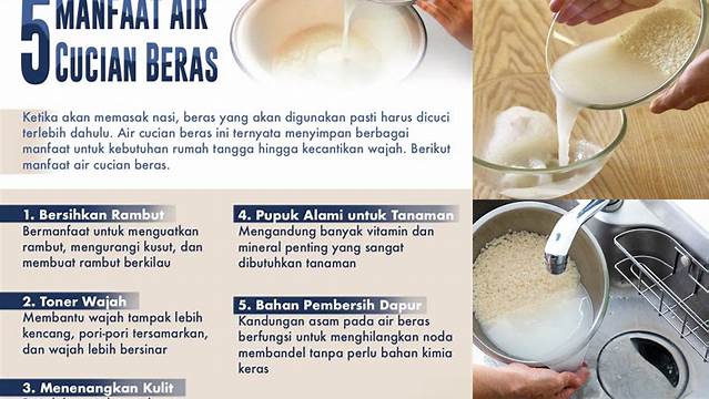 Temukan 10 Manfaat Cucian Air Beras yang Jarang Diketahui