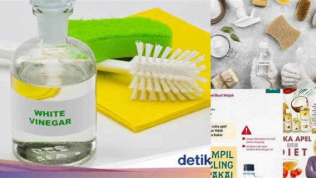 9 Manfaat Cuka Dapur Terungkap! Bersih Alami Segar