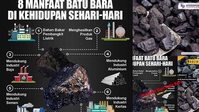 Temukan Manfaat Dari Batu Bara Yang Jarang Diketahui