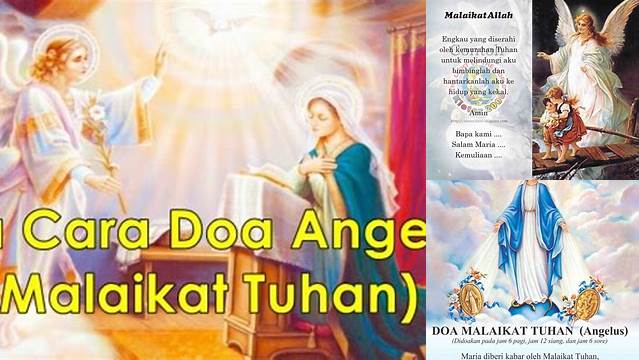 Temukan Manfaat Doa Malaikat Tuhan yang Belum Diketahui