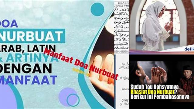 Temukan Beragam Manfaat Doa Nurbuat