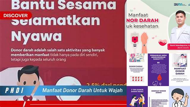Ungkap Manfaat Donor Darah untuk Wajah yang Jarang Diketahui