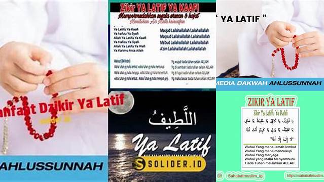 Temukan Manfaat Dzikir Ya Latif yang Jarang Diketahui