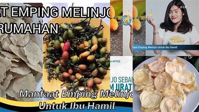 Temukan Manfaat Dahsyat Emping Melinjo untuk Ibu Hamil yang Jarang Diketahui