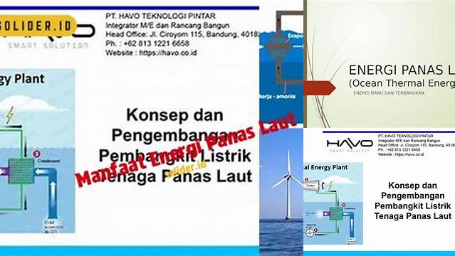 Manfaat Energi Panas Laut: Penemuan dan Wawasan Eksklusif
