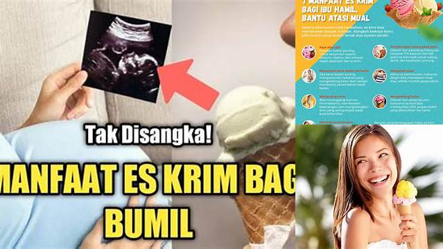 Terkuak Manfaat Es Krim untuk Ibu Hamil, Jarang Diketahui!