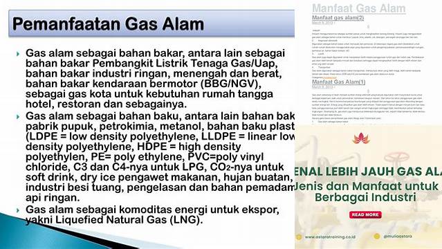 Temukan Manfaat Gas Alam Cair yang Jarang Diketahui