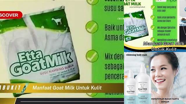 Temukan Rahasia Manfaat Susu Kambing untuk Kulit Anda