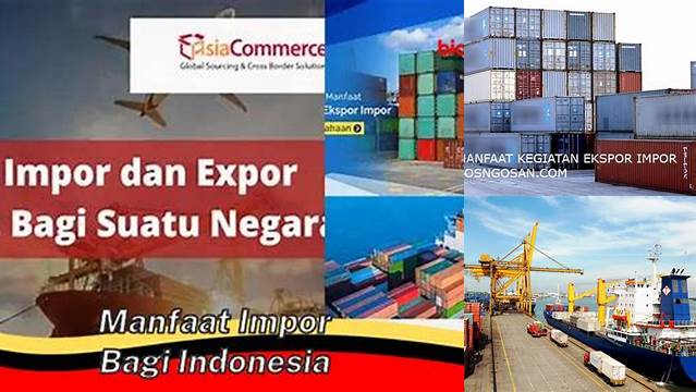 Temukan Manfaat Import Bagi Indonesia yang Jarang Diketahui
