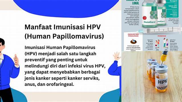 Manfaat Imunisasi HPV yang Jarang Diketahui yang Harus Anda Tahu