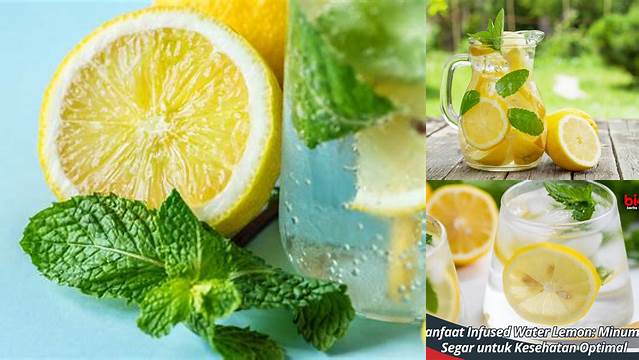 Temukan Manfaat Infused Water Lemon yang Jarang Diketahui