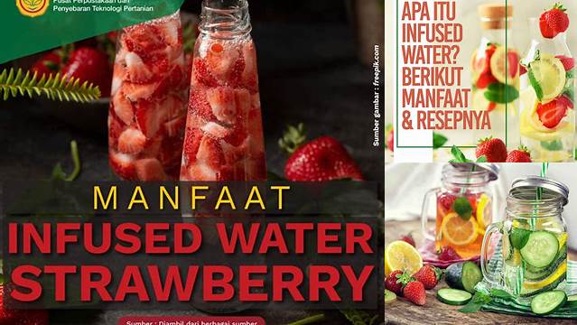 5 Manfaat Tersembunyi Infused Water Strawberry yang Jarang Diketahui