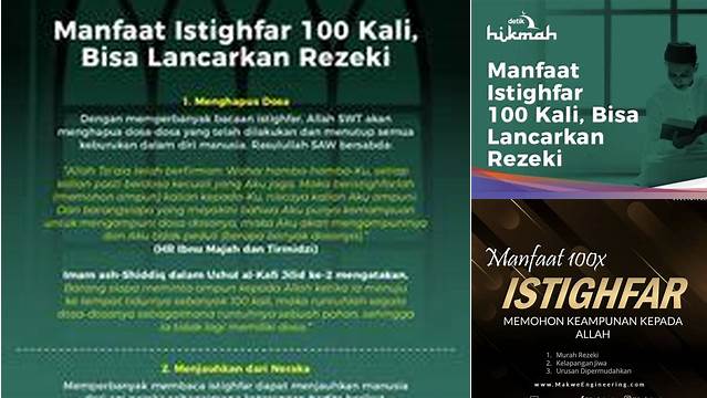 Temukan 5 Manfaat Istighfar 100 Kali Anda Perlu Tahu