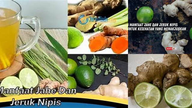 Temukan 10 Manfaat Jahe dan Jeruk Nipis Tersembunyi yang Wajib Anda Ketahui