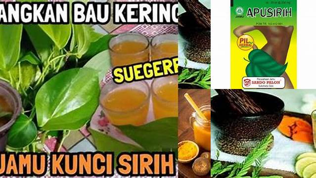 Temukan Manfaat Jamu Apus Isiri Yang Jarang Diketahui