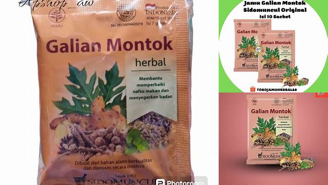 Temukan Manfaat Jamu Galian Montok, Rahasia yang Jarang Terungkap