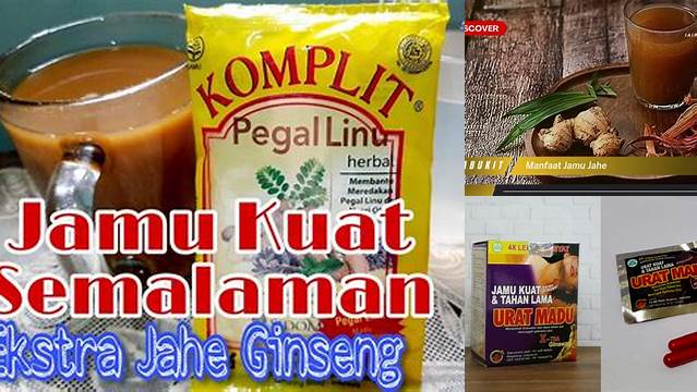 Temukan Manfaat Jamu Kuat yang Jarang Diketahui