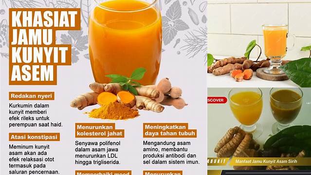 Temukan Khasiat Jamu Kunyit Asam Sirih yang Jarang Diketahui