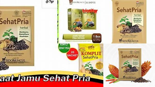 Temukan Khasiat Jamu Sehat Pria yang Jarang Diketahui