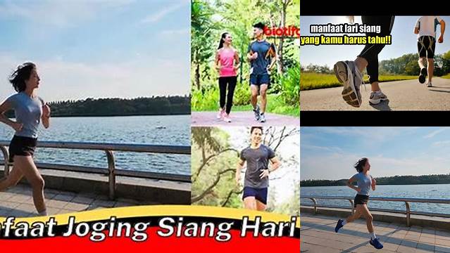 Ungkap Manfaat Joging Siang Hari yang Jarang Diketahui